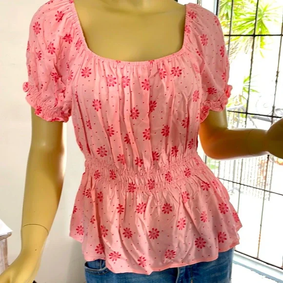 NWOT smocked top by Freshman via Nordstrom - Picture 1 of 6